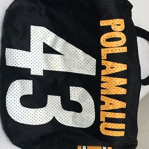 Pittsburgh Steelers Vintage Polamalu Bag
